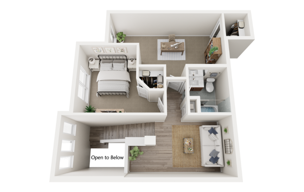 Salado - 3 bedroom floorplan layout with 2.5 baths and 1791 square feet. (Floor 2)